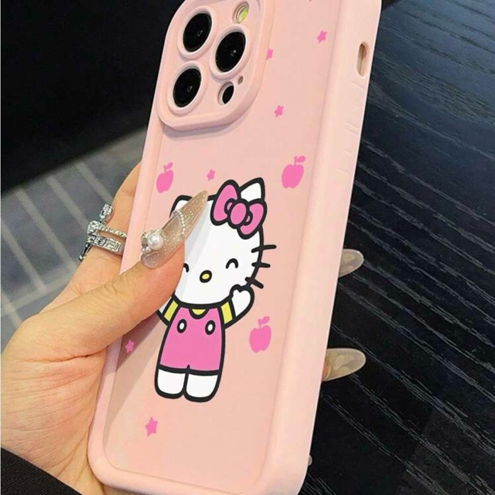 Hello Kitty Pink and White iPhone 16 ProMax Case